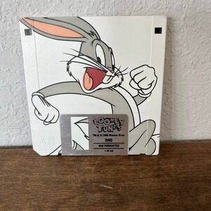 1996 Warner Bros IBM 1.4MB 3.5" Bugs Bunny 2HD Floppy Disk
